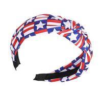 4th of July Headband, Patriotic Headband for Women | Patriotic Headband for Women, Soft Remembrance Day Hair Accessories, Flag Headpiece for Makeup Workout