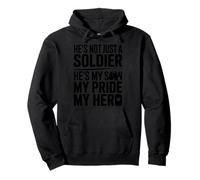4th Of July He's Not Just A Soldier Pullover Hoodie