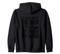 4th Of July He's Not Just A Soldier Zip Hoodie