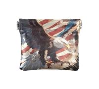 4th Of July Independence Day Brown Bird Women's PU Leather Coin Purse Waterproof Mini Purse Wallet for Women Travel, 4th of July Independence Day Brown bird, One Size, Modern