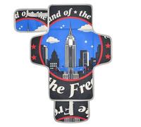 4th of July Independence Day Land of Free Reusable wipeable Changing pad with Tissue Pocket Portable Changing pad for Baby with Built-in Pillow cambiador de pa?ales para Bebes