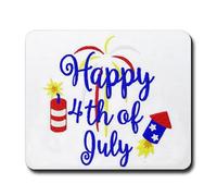 4th of July Mouse Mat Patriotic Mouse Pad 11.8" x 9.8" Office Gifts Decor Color:4th of July