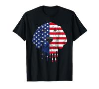 4th of July Redbone Coonhound Dog American Flag Patriotic T-Shirt