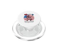 4th Of July Squad Dabbing Mule Sunglasses US Flag Farmer PopSockets PopGrip for MagSafe