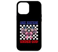 4th of July USA American Flag Patriotic One Nation Under God Case for iPhone 12 Pro Max