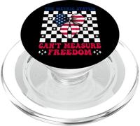 4th of July USA Flag The Metric System Can't Measure Freedom PopSockets PopGrip for MagSafe