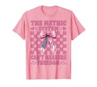 4th of July USA Flag The Metric System Can't Measure Freedom T-Shirt