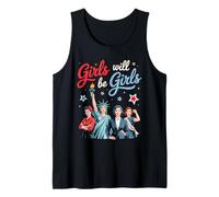 4th Of July Women Shirt Girl Will Be Girls, Equality Justice Tank Top