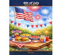 4th of July Word Search: A Patriotic Puzzle Book for Adults