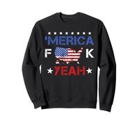 4th ofJuly America Fuck Yeah Funny Sweatshirt