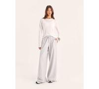 4th & Reckless Pure Cotton Josie Elasticated Waist Joggers Grey