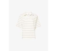 4th & Reckless Womens 4th & Reckless Sona Striped Cotton Polo Top Multi M