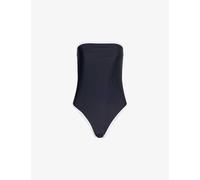 4th & Reckless Womens Black Gili Bandeau High-leg Swimsuit 10