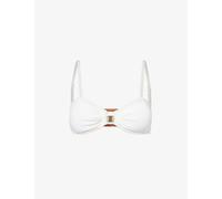 4th & Reckless Womens Cream Lulu Crinkle-texture Balconette Bikini Top 10
