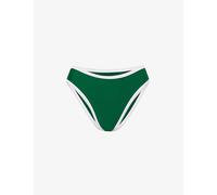 4th & Reckless Womens Green Cabo Contrast-trim Bikini Bottoms 8