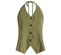 4th & Reckless Women's Sabrina Waistcoat Khaki
