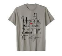 4th Wedding Anniversary Gift for Her 4 Years of Marriage T-Shirt