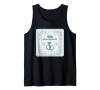 4th Wedding anniversary Married for four years Tank Top