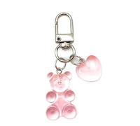 4Trails Gummy Bear Keychain with Heart Keyring