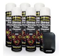 4TRESS 6 x Silverhook DPF Cleaner Aerosol Diesel Particulate Filter Cleaner Spray Can 400ml Non-Slip Dash Mat