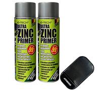 4TRESS E-TECH 2 x 500ml Zinc Primer Rust Preventer Corrosion Protector Spray Non Slip Car Dash Mat
