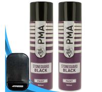 4TRESS PMA 2x Stone Guard Black Aerosol Underbody Protection Spray Paint 500mL Non-Slip Dash Mat(4T-PCPA1031)
