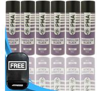 4TRESS PMA 6 x BUMPER AND TRIM PAINT BLACK 500ML NON-SLIP DASH MAT (4T-PCPA1034)