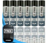 4TRESS PMA 6 x GLOSS BLACK PAINT 500ML NON-SLIP DASH MAT(4T-PCPA1003)