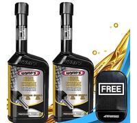 4TRESS Wynn's Pack of 2 Professional Formula Extreme Diesel Injector Cleaner Wynns Fuel System Additive (500ml) Non Slip Car Dash Mat (4T-2x-12293)