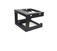 4U 6U 8U 9U 12U 18U 22U Wall Mount Open Frame 19" Server Equipment Rack Threaded 15 inch depth Black (6U)