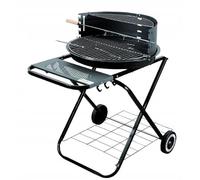 4U Online Commercial ø52x85,5 cm Folding Barbecue Grill BBQ Charcoal Coal Grill Round Barbeque BBQ