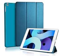 4UBonLife Case for iPad 9.7 inch 6th /5h Generation 2018/2017, Slim Stand Protective Case Hard Back Shell Smart Cover for iPad 5/6 Gen, Auto Wake/Sleep, Peacock Blue