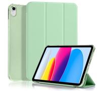 4UBonLife Case for iPad (A16) 11th Generation 11 Inch 2025, for iPad 10th Generation Case 10.9 inch 2022, Slim Stand Hard Cover with Translucent Frosted Back Shell, Mint Green