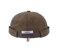 4UFiT Men Docker Cap Hats Beanie Sailor Cap Worker Hat Brimless Hat with Adjustable Drawstring - green - One size