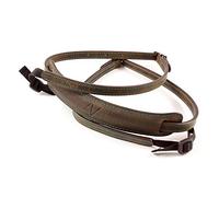 4V Design Lusso Tuscany Leather Slim Handmade Washed Leather Camera Strap w/Universal Fit Kit, Green/Cyan (2SP01BWW2830)
