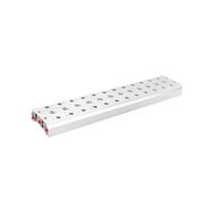 4V Series 100M/200M/300M/400M Pneumatic Manifold Solenoid Air Pilot Valves Aluminum Base with Screws Rubbers 1-14 Stations(12F,100M)