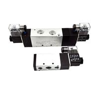 4V Series Pneumatic Valve 5/2 5/3 Valves Controller 4V210-08 4V220-08 4V330C-10 Air Electromagnetic AC220V DC24V DC12V Solenoid(4V320-10,DC12V)
