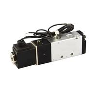4V110-06 1/8" DC 12V/24V AC 24V/36V/110V/220V 5 way 2 position Pneumatic Solenoid Valve Air Aluminum IDGTTLDF(DC12V)