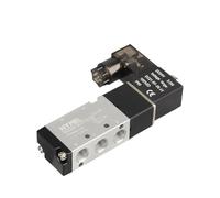 4V110-06 1/8 Inch Pneumatic Solenoid Valve 5 Way Port 2 Position Gas Air Electric Magnetic Valves DC12V 24V 110 V220V(Only 4v110,DC12V)
