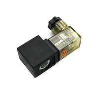 4V110-06 1/8 Inch Pneumatic Solenoid Valve 5 Way Port 2 Position Gas Air Electric Magnetic Valves DC12V 24V 110 V220V Coil Volt(Led 4V110-06,DC 24V)
