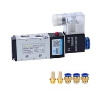 4V110-06 4V210-08 4V310-10 4V410-15 Solenoid Valve 2-Position 5-Position Pneumatic Air Solenoid Valve DC12V DC24V AC110V AC220V(Only 4V410-15,AC110V)