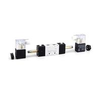 4V120-06 4V220-08 4V320-10 4V420-15 Pneumatic 5/2 Way Valve Port Single Coil DC24V AC220V(4V130C-06 AC220V)