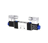 4V120-06 4V220-08 4V320-10 4V420-15 Pneumatic Solenoid Valves 5/2 Way Valve Port Single Coil DC24V AC220V(4V420-15 DC24V)
