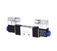 4V120-06 4V220-08 4V320-10 4V420-15 Pneumatic Solenoid Valves 5/2 Way Valve Port Single Coil DC24V AC220V(4V320-10 AC220V)