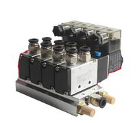 4V210-08 24v Solenoid Valve Manifolds Electronmagnetic to Control Cylinder 4V210-08-10 24DC 4V410-15 4V110-06 AC220 DC12 AC24(Ask if 4V410 or 110,DC24V)