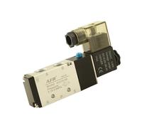4V210-08 4v110-06 M5 Pneumatic Solenoid Air Valve 1/4" 1/8" 3/8" 1/2" inch 2/5 Electromagnetic 4V310-10 12V 24V 110V 220V(DN10 4V310-10,AC220V)