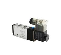 4V210-08 4v110-06 M5 Pneumatic Solenoid Air Valve 1/4" 1/8" 3/8" 1/2" Inch 2/5 Electromagnetic 4V310-10 12V 24V 110V 220V(DN15 4V410-15,DC24V)