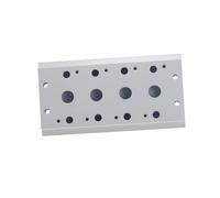 4v210-08 4V230 4v220 1/4" Valves Air Exhaust Manifold 200M-2F/3F/4F/5F/6F/7F/8F Pneumatic Base Solenoid Valve Plate(10F)
