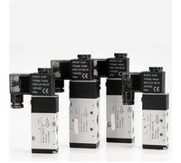 4V210-08 Pneumatic Electric Solenoid Valve Directional Control Air Magnetic Valve 1Pcs(AC110V,with 6mm Fittings)