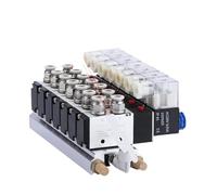 4V210-08 Solenoid Valve Manifold 200M Series 1F~20F Position Coupling PC Pneumatic Connector Muffler(4V210-08 7F)